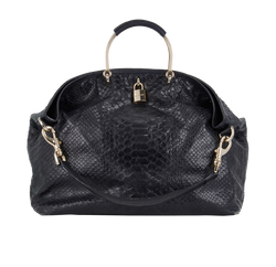 Hetty Foldover, Python, Black, 1630154, S/DB/L, 2*